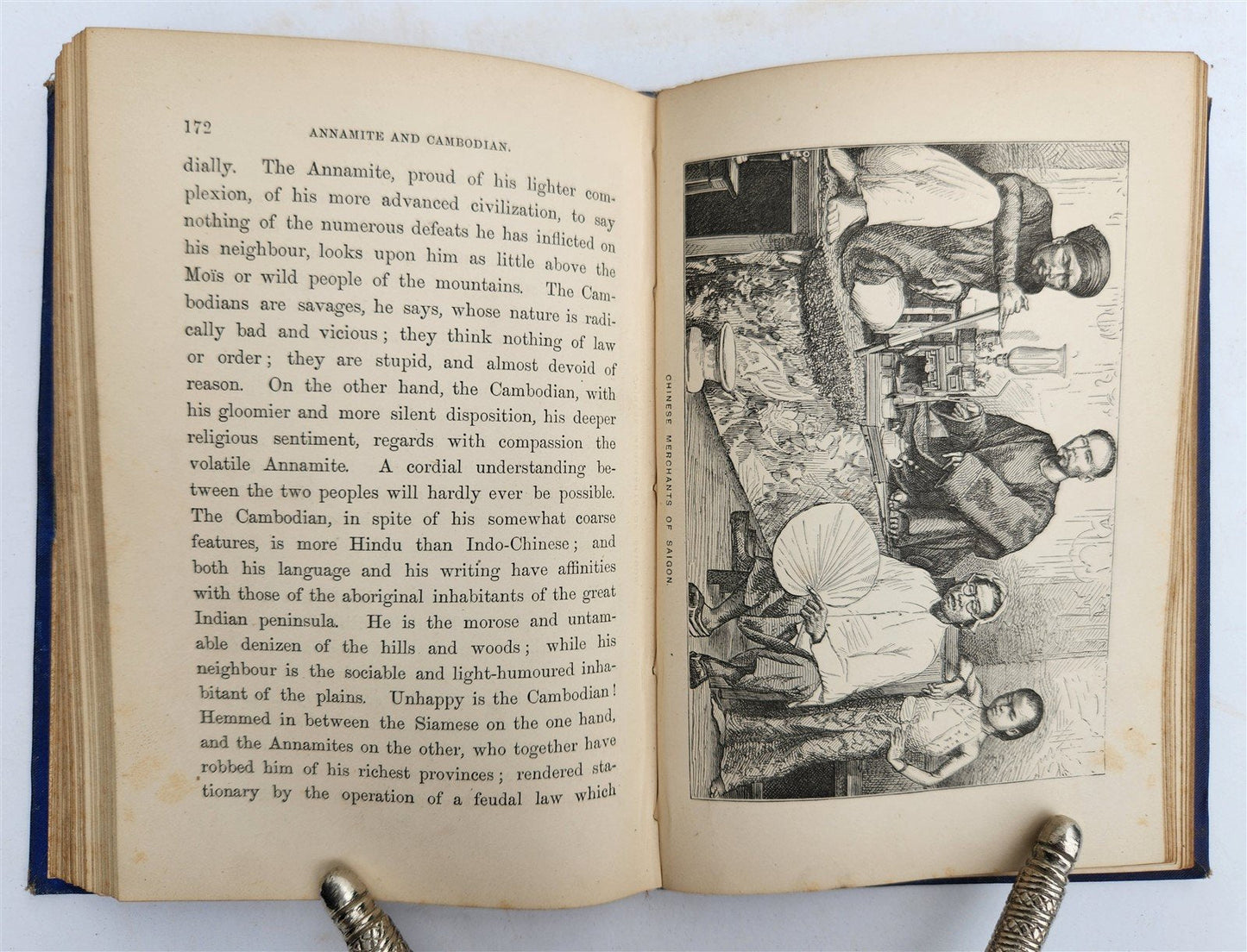 1884 THE FRENCH in INDO CHINA antique ILLUSTRATED