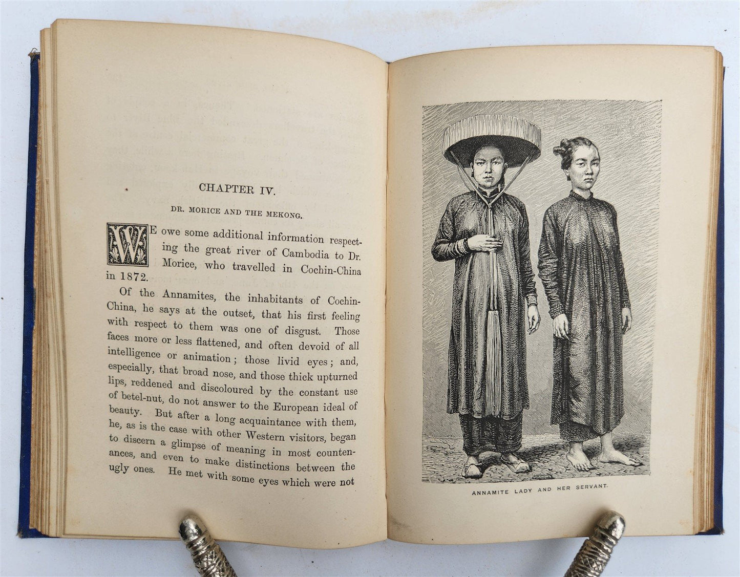 1884 THE FRENCH in INDO CHINA antique ILLUSTRATED