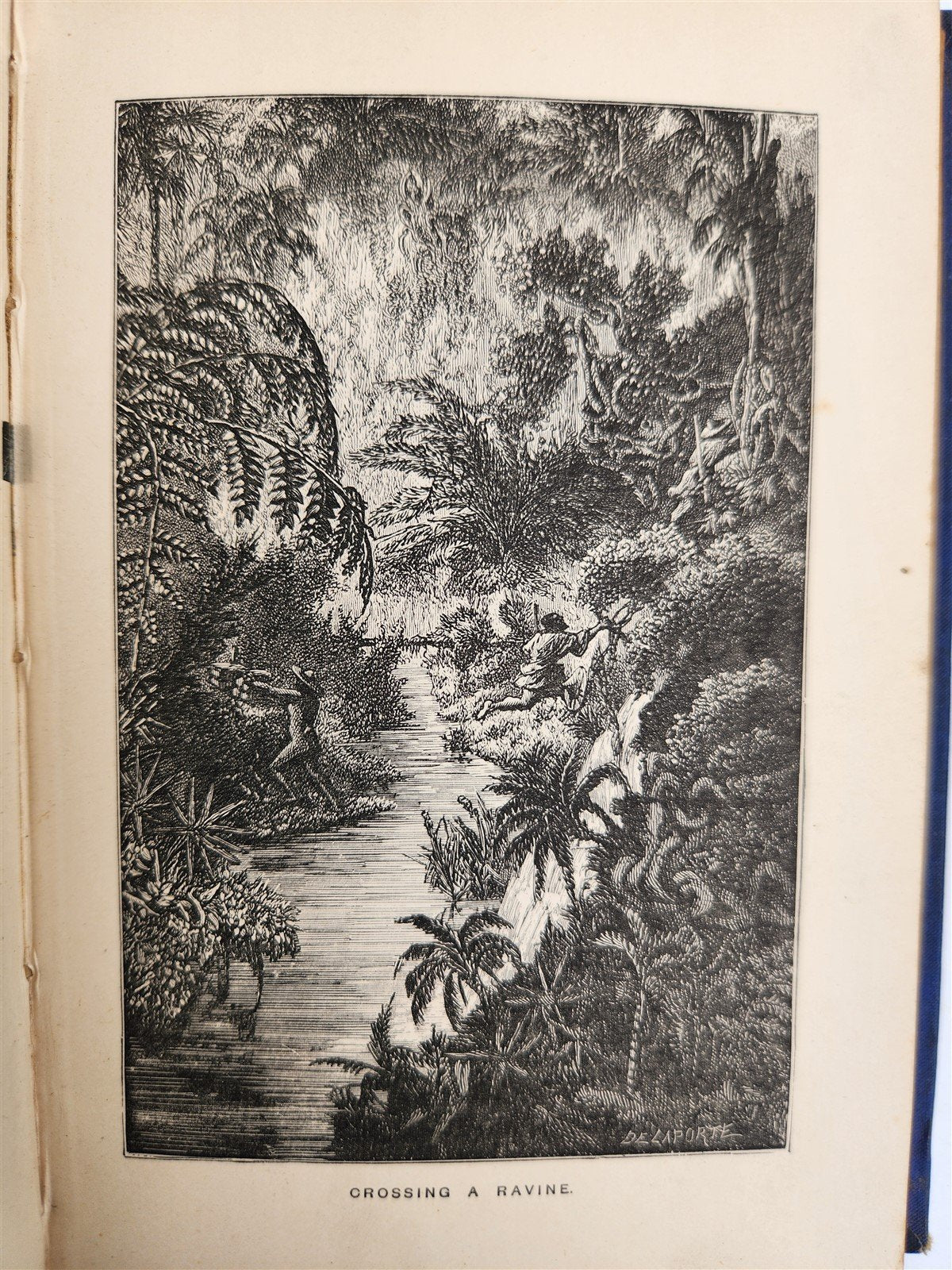 1884 THE FRENCH in INDO CHINA antique ILLUSTRATED