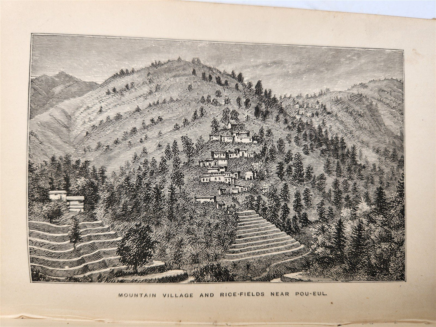 1884 THE FRENCH in INDO CHINA antique ILLUSTRATED