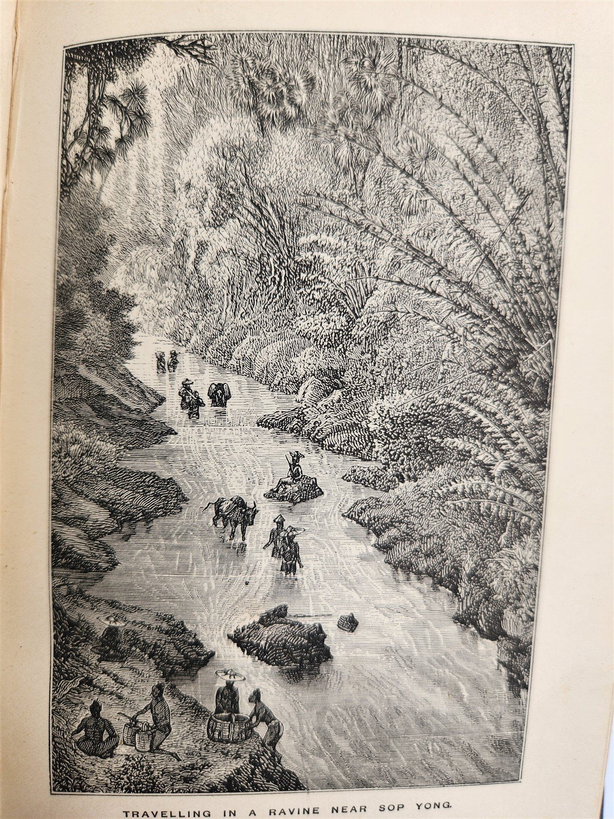 1884 THE FRENCH in INDO CHINA antique ILLUSTRATED