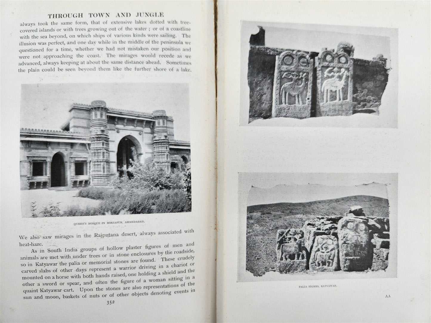 1904 Through Town & Jungle 14,000 Miles A-Wheel ... INDIA ILLUSTRATED antique