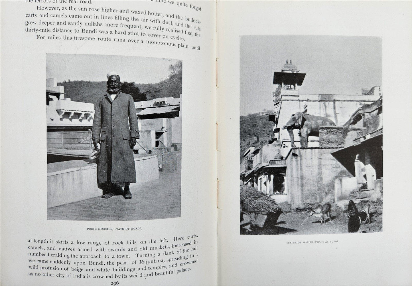 1904 Through Town & Jungle 14,000 Miles A-Wheel ... INDIA ILLUSTRATED antique