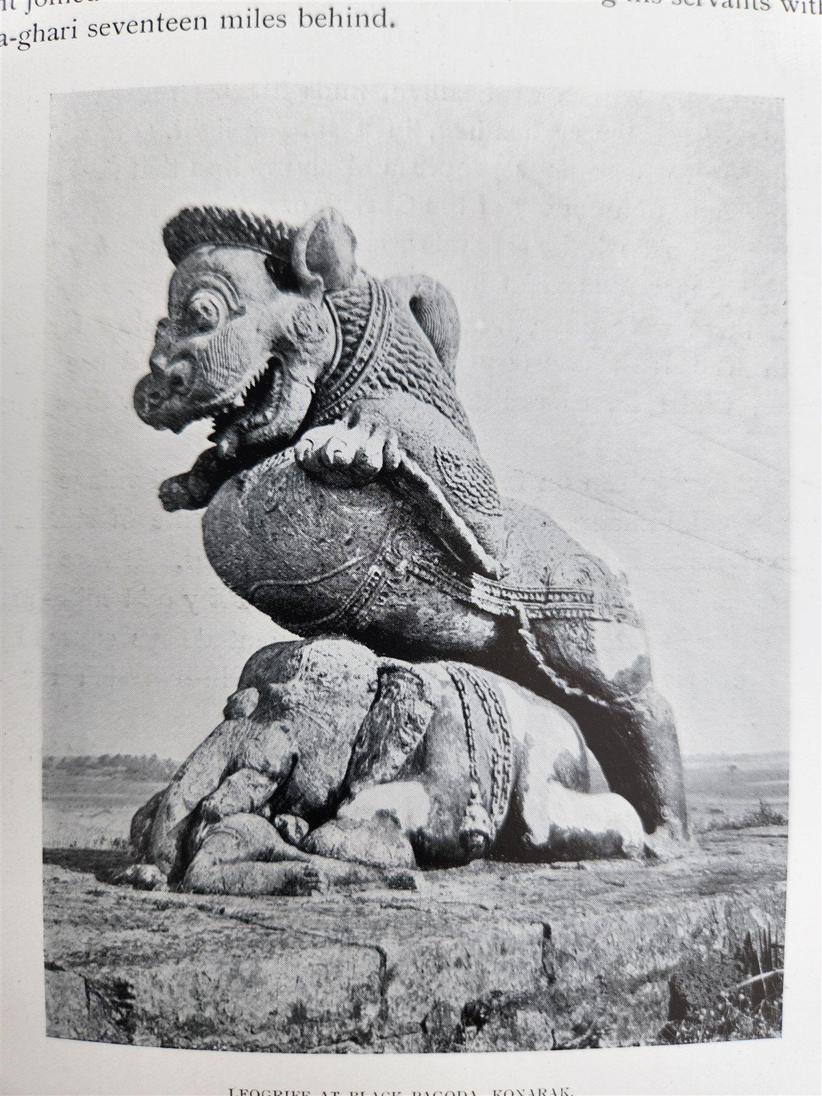 1904 Through Town & Jungle 14,000 Miles A-Wheel ... INDIA ILLUSTRATED antique