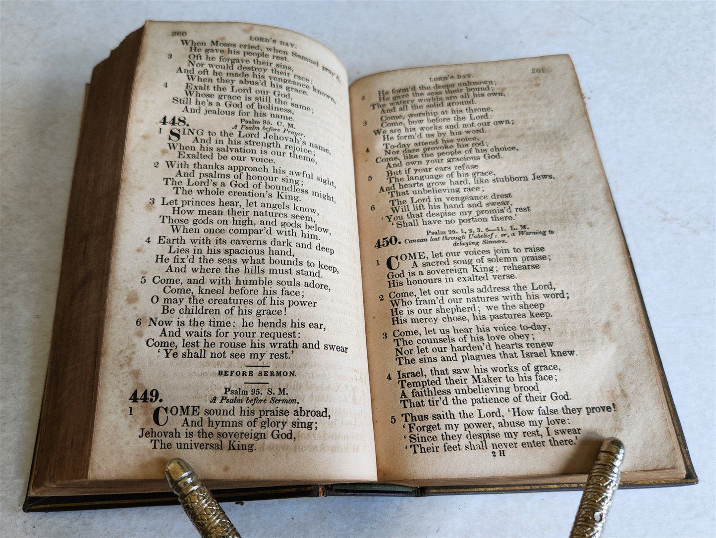 1836 PSALMS & HYMNS of Dr. WATTS antique Philadelphia