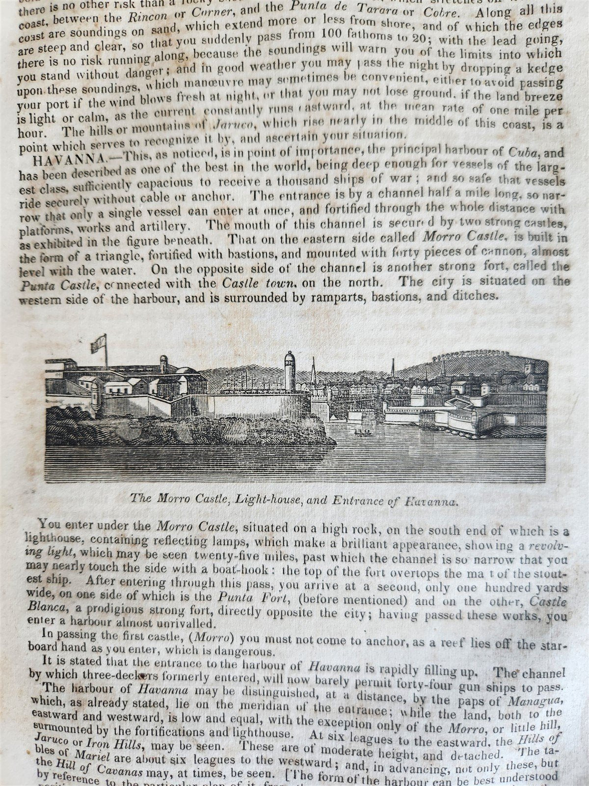1833 AMERICAN COAST PILOT antique NORTH & SOUTH AMERICA