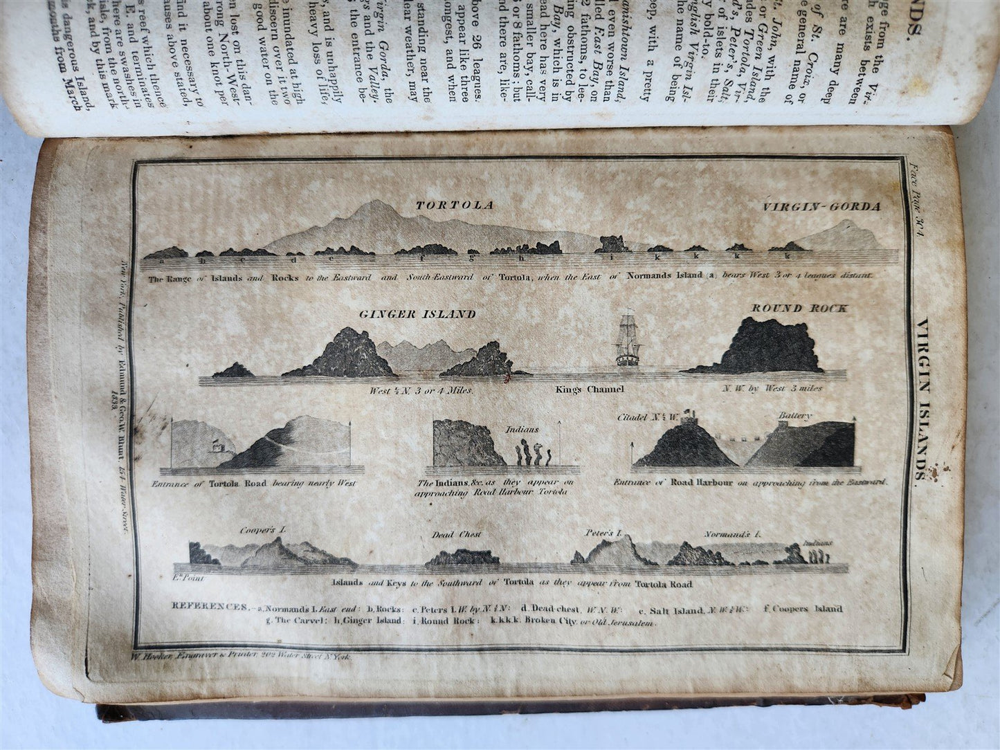 1833 AMERICAN COAST PILOT antique NORTH & SOUTH AMERICA
