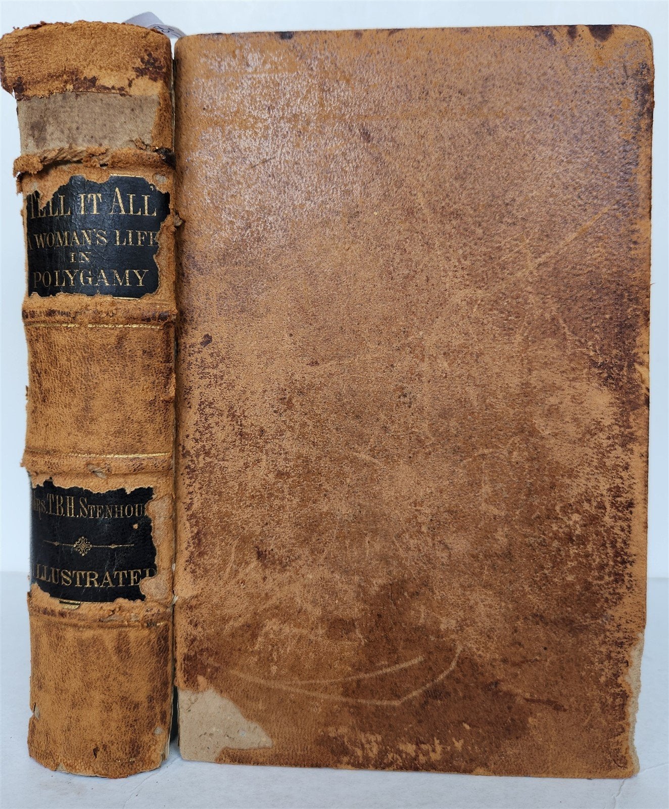 1877 Tell it all story of a life's experience in MORMONISM antique ILLUSTRATED