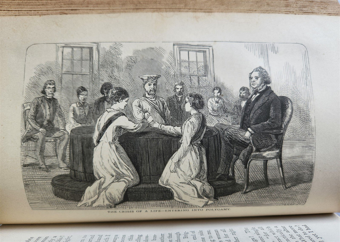 1877 Tell it all story of a life's experience in MORMONISM antique ILLUSTRATED