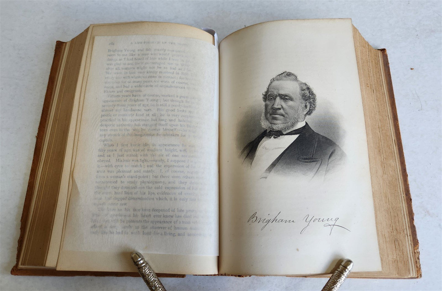 1877 Tell it all story of a life's experience in MORMONISM antique ILLUSTRATED