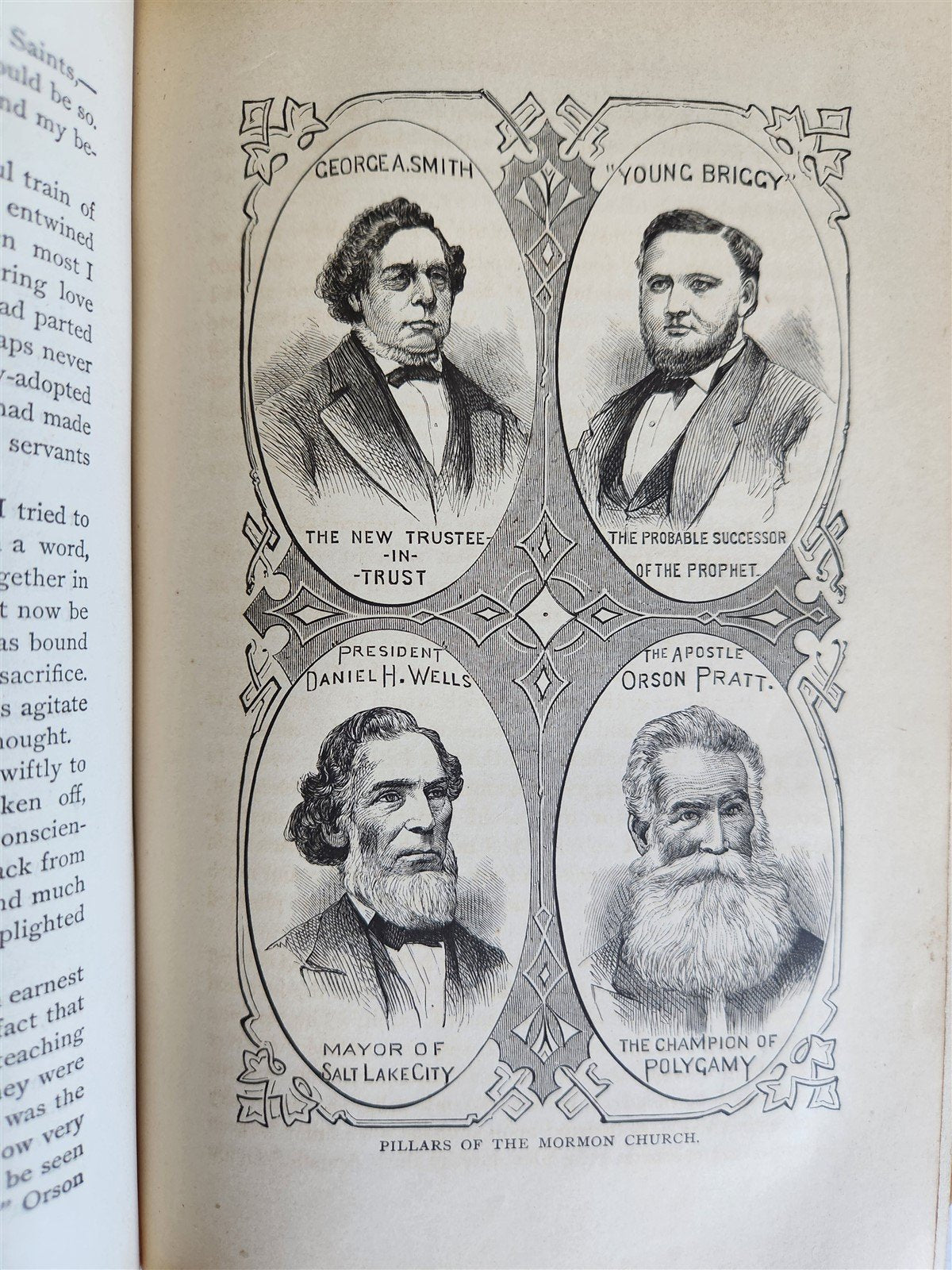 1877 Tell it all story of a life's experience in MORMONISM antique ILLUSTRATED