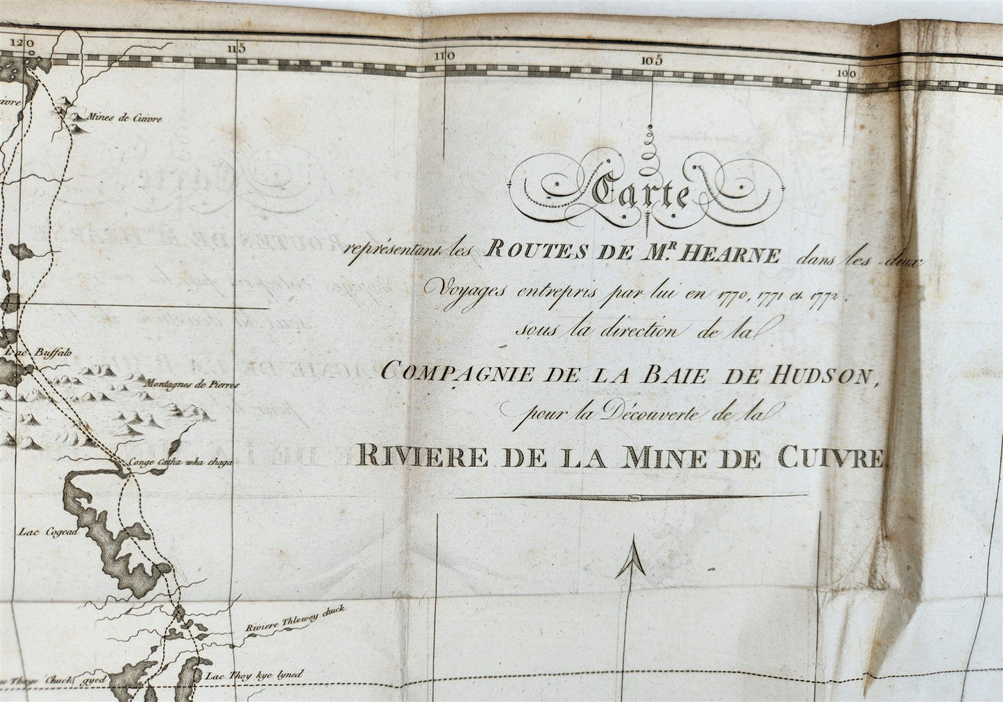 1799 Voyage de Samuel Hearne antique ILLUSTRATED w/ MAP & PLATES AMERICANA