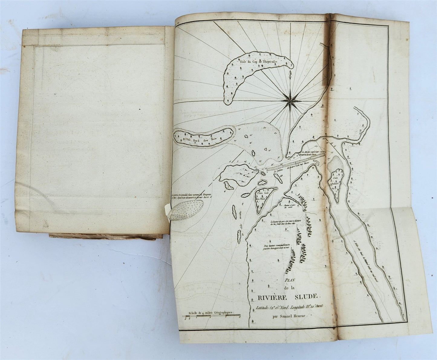 1799 Voyage de Samuel Hearne antique ILLUSTRATED w/ MAP & PLATES AMERICANA