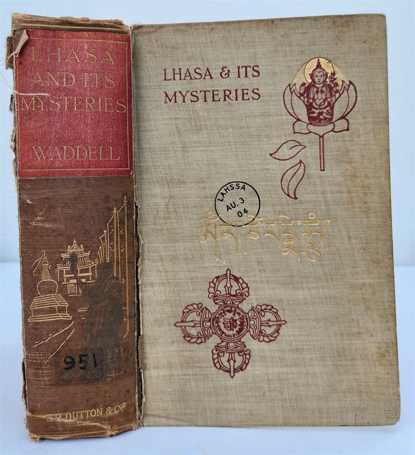 1905 LHASA & ITS MYSTERIES antique TIBET CHINA illustrated