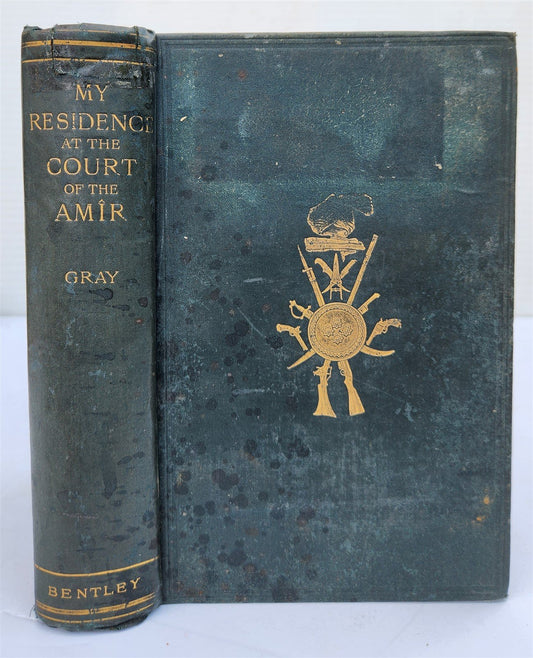 1895 AT THE COURT OF AMIR by JOHN GRAY antique AFGHANISTAN illustrated