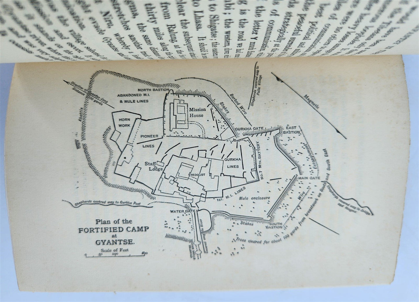 1906 WITH MOUNTED INFANTRY in TIBET by W.J. Ottley antique ILLUSTRATED