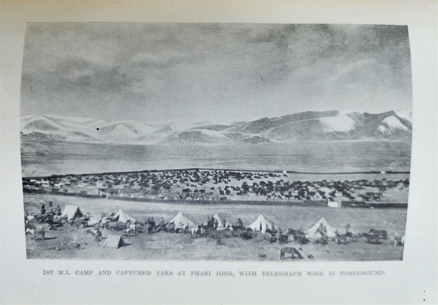 1906 WITH MOUNTED INFANTRY in TIBET by W.J. Ottley antique ILLUSTRATED