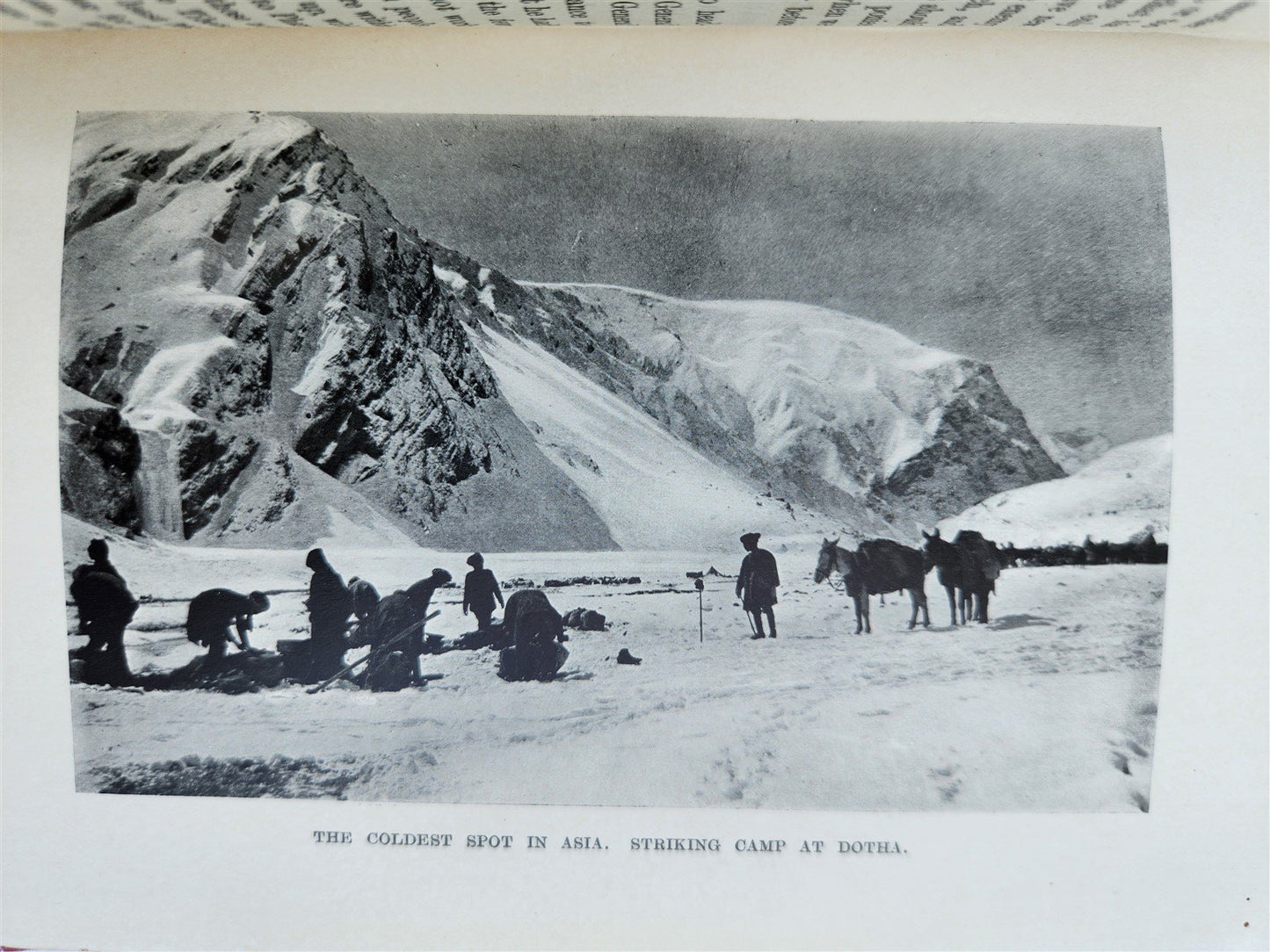 1906 WITH MOUNTED INFANTRY in TIBET by W.J. Ottley antique ILLUSTRATED