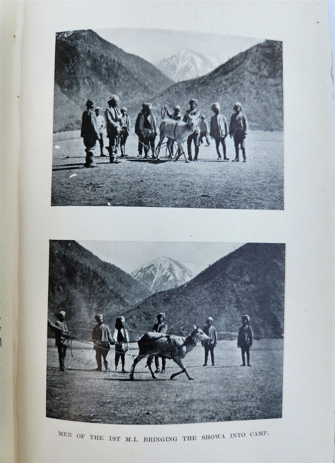 1906 WITH MOUNTED INFANTRY in TIBET by W.J. Ottley antique ILLUSTRATED