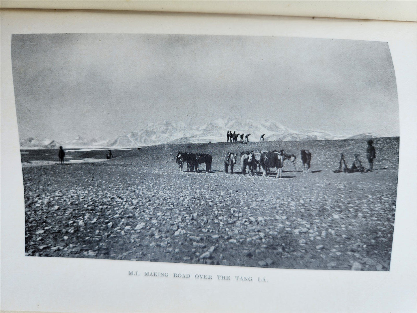 1906 WITH MOUNTED INFANTRY in TIBET by W.J. Ottley antique ILLUSTRATED