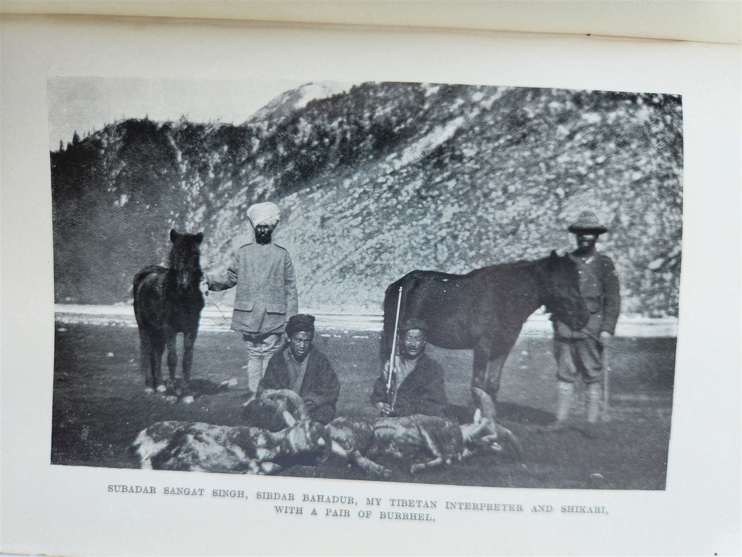 1906 WITH MOUNTED INFANTRY in TIBET by W.J. Ottley antique ILLUSTRATED