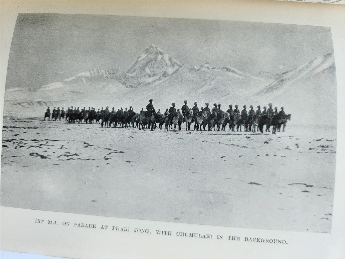 1906 WITH MOUNTED INFANTRY in TIBET by W.J. Ottley antique ILLUSTRATED