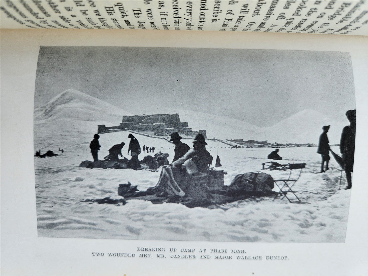 1906 WITH MOUNTED INFANTRY in TIBET by W.J. Ottley antique ILLUSTRATED