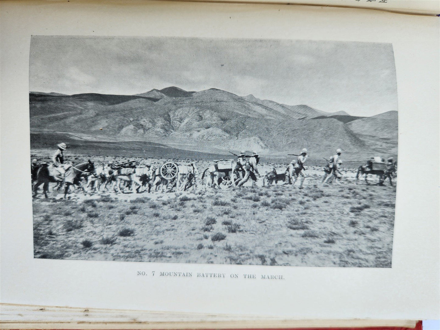 1906 WITH MOUNTED INFANTRY in TIBET by W.J. Ottley antique ILLUSTRATED