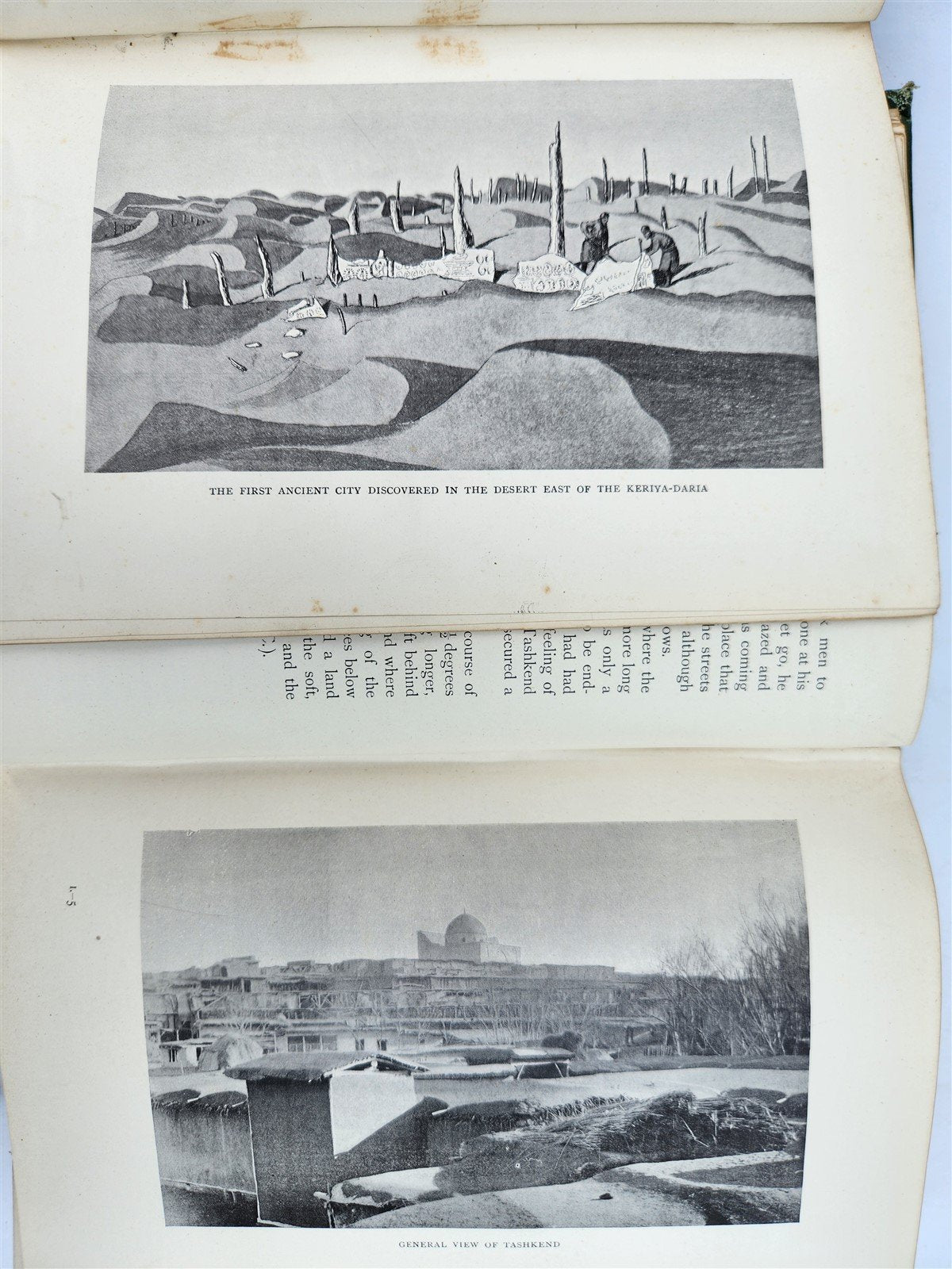 1898 THROUGH ASIA by SVEN HEDIN antique ILLUSTRATED w/ 300 PICTURES 2 volumes