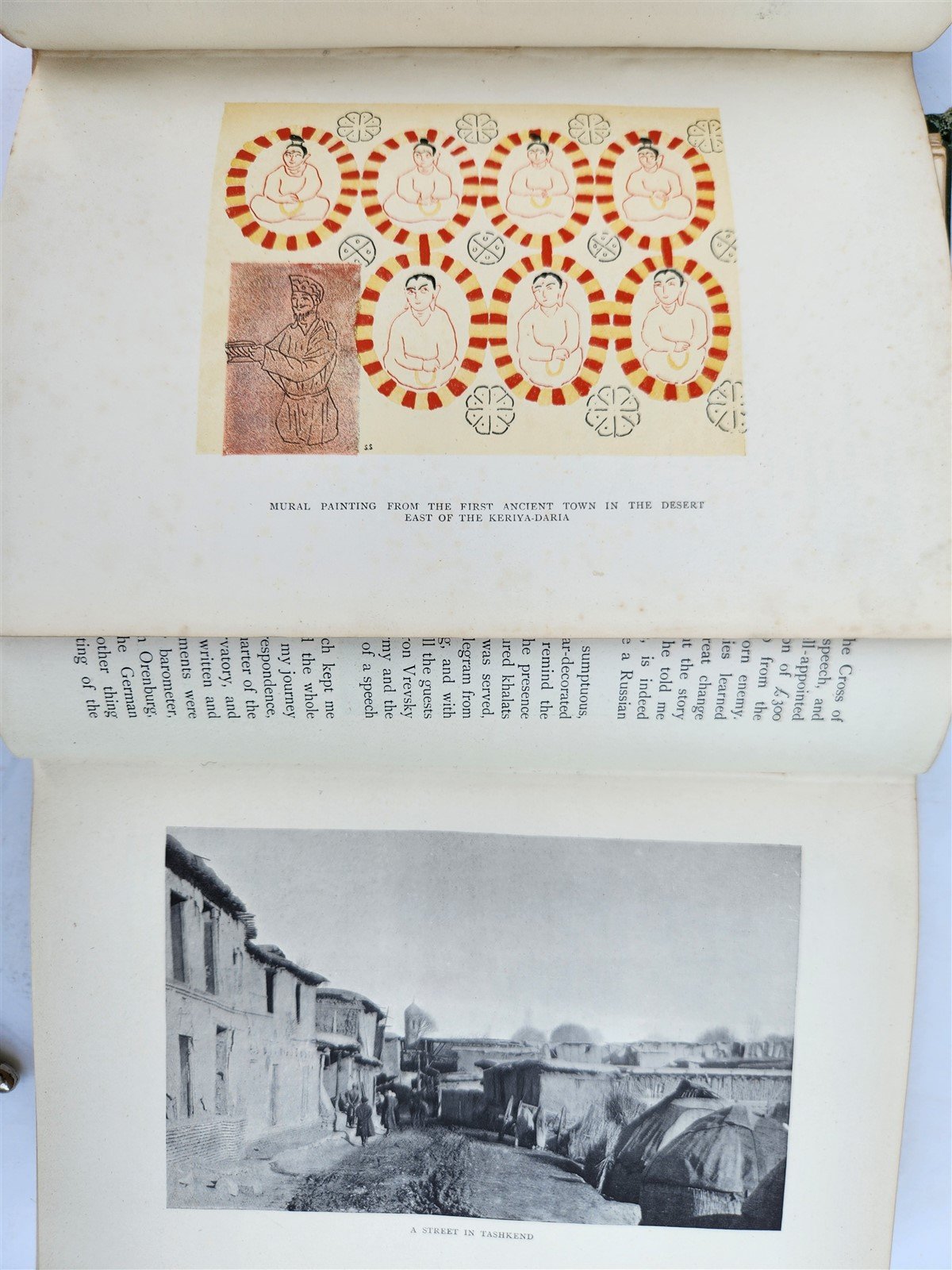 1898 THROUGH ASIA by SVEN HEDIN antique ILLUSTRATED w/ 300 PICTURES 2 volumes