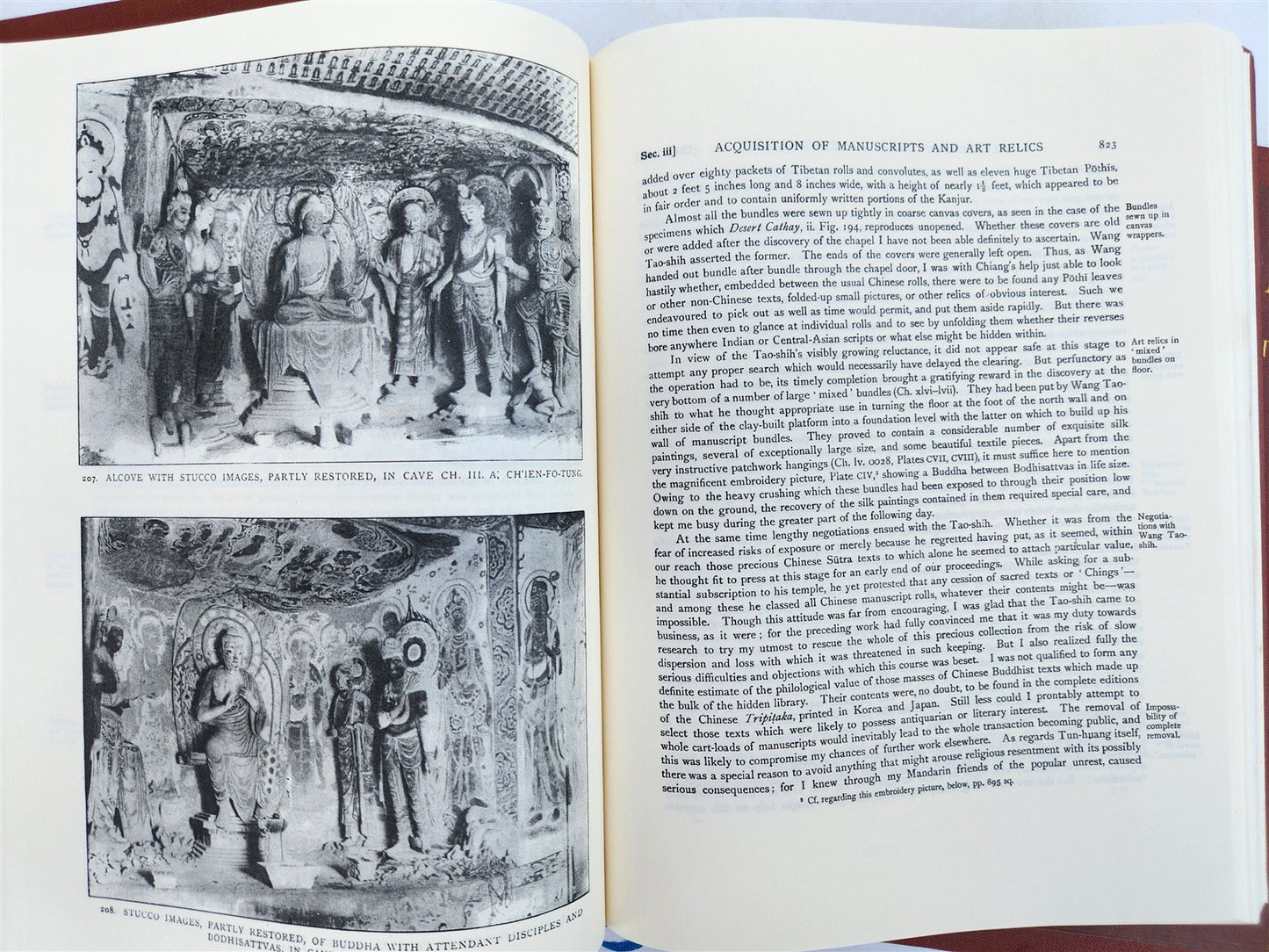 2013 SERINDIA Report of Explorations in Central Asia & China antique ILLUSTRATED