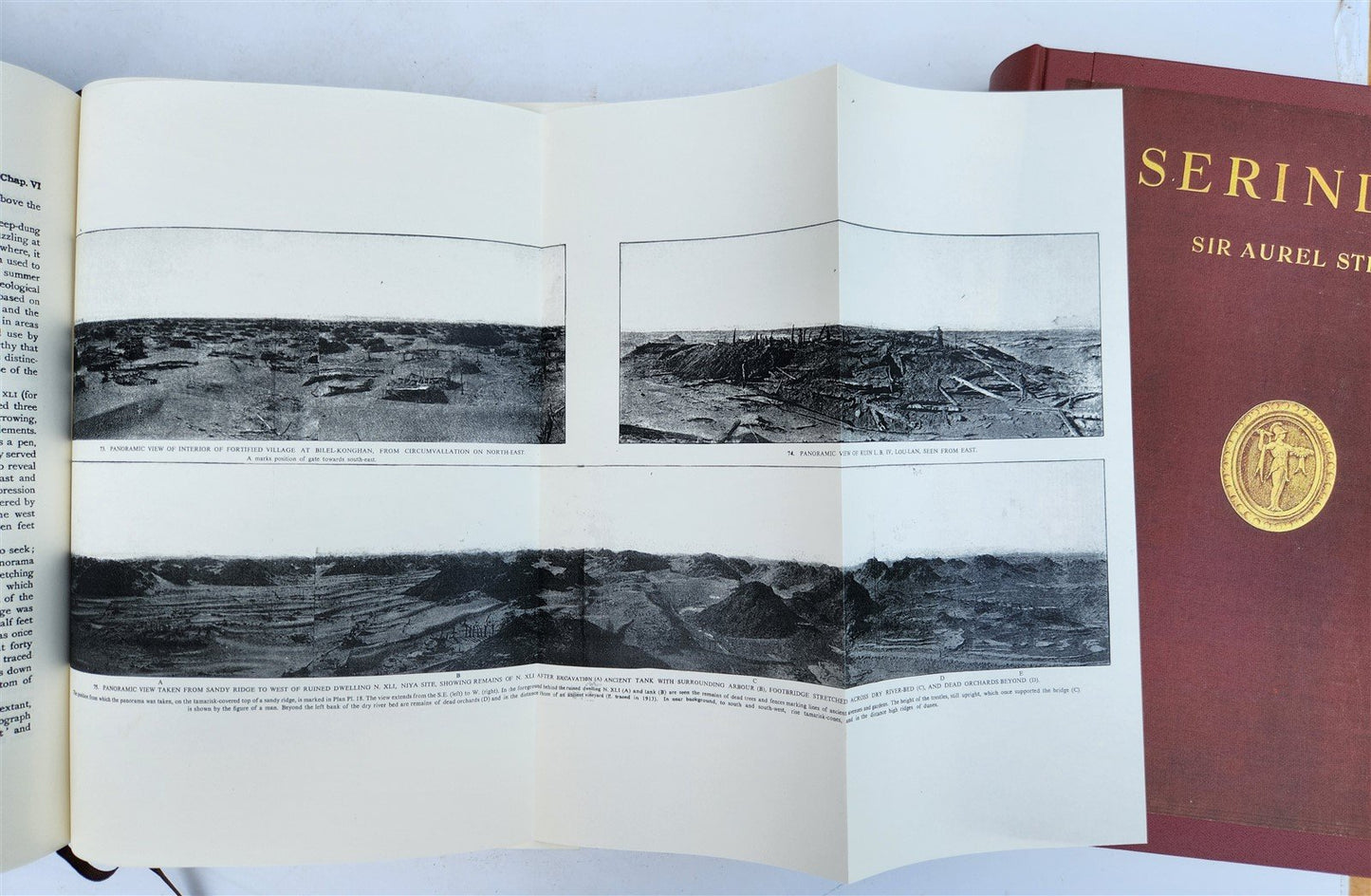 2013 SERINDIA Report of Explorations in Central Asia & China antique ILLUSTRATED