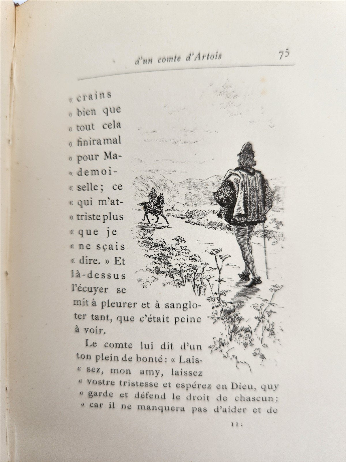 1883 ROMANTIC ADVENTURES of COUNT D'ARTOIS antique ILLUSTRATED fine binding