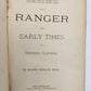1881 Reminiscences of a Ranger or, Early Times in Southern California antique
