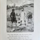 1885 GRAVEYARD POETRY antique GRAY'S ELEGY ILLUSTRATED artist's edition VELLUM