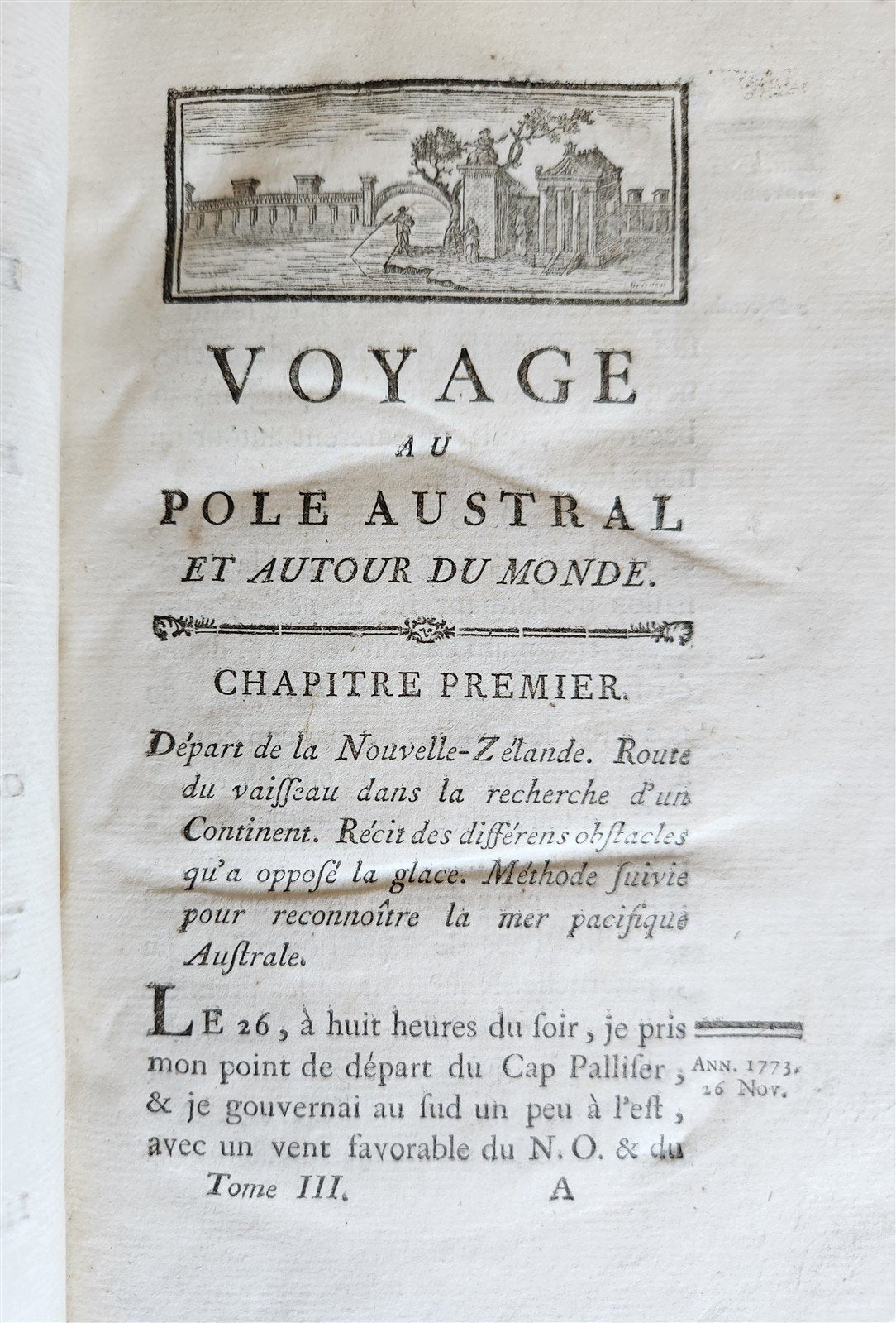 1778 SECOND VOYAGE of CAPTAIN COOK 6 volumes in FRENCH antique