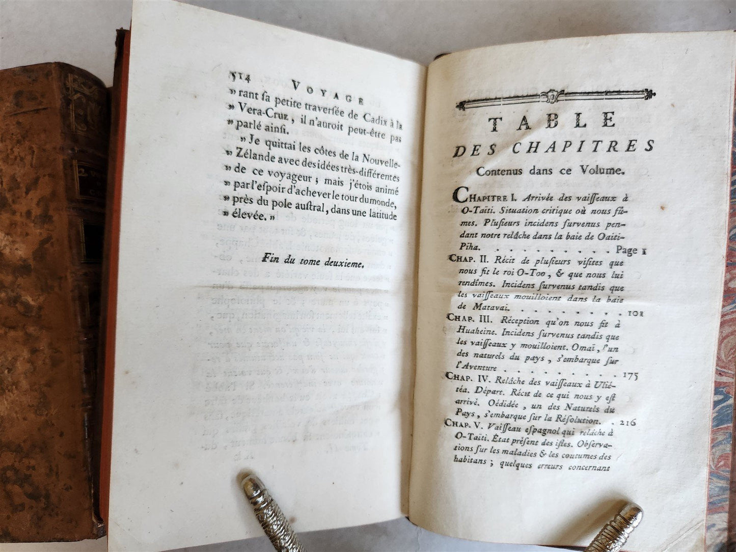 1778 SECOND VOYAGE of CAPTAIN COOK 6 volumes in FRENCH antique