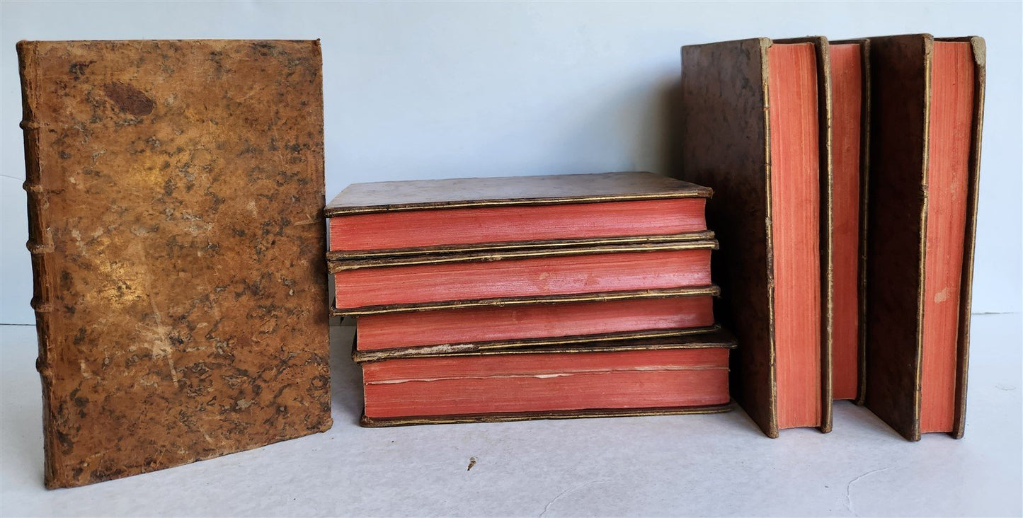 1785 THIRD VOYAGE of CAPTAIN COOK 8 volumes in FRENCH antique