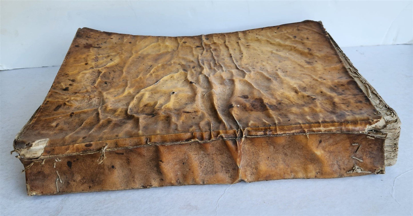 1591 ICONOGRAPHY 300 woodcuts LIFE of CHRIST & SAINTS antique in ITALIAN folio