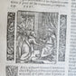 1591 ICONOGRAPHY 300 woodcuts LIFE of CHRIST & SAINTS antique in ITALIAN folio
