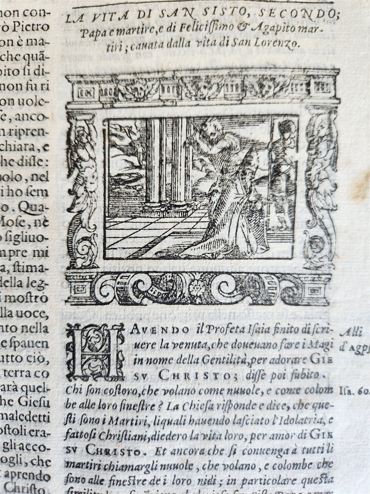 1591 ICONOGRAPHY 300 woodcuts LIFE of CHRIST & SAINTS antique in ITALIAN folio