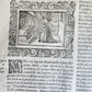 1591 ICONOGRAPHY 300 woodcuts LIFE of CHRIST & SAINTS antique in ITALIAN folio