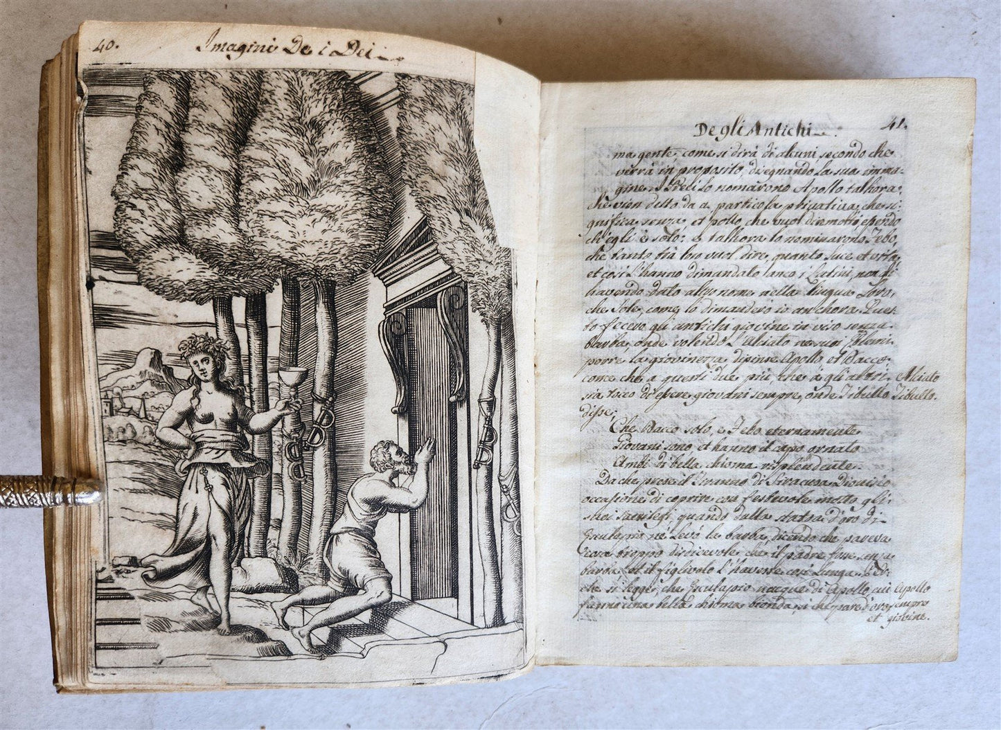 1587 ICONOGRAPHY ILLUSTRATED IDOLS & RELIGIOUS CEREMONIES of ANCIENTS antique