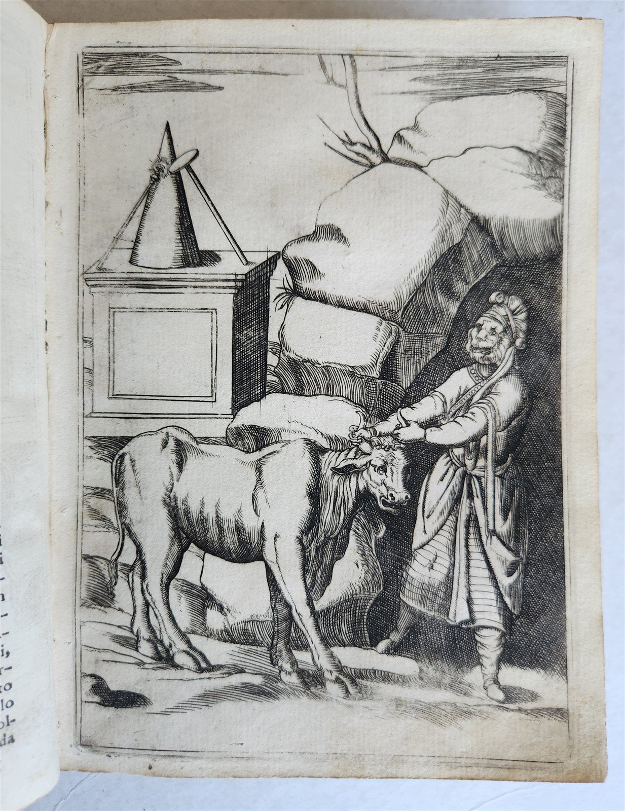 1587 ICONOGRAPHY ILLUSTRATED IDOLS & RELIGIOUS CEREMONIES of ANCIENTS antique