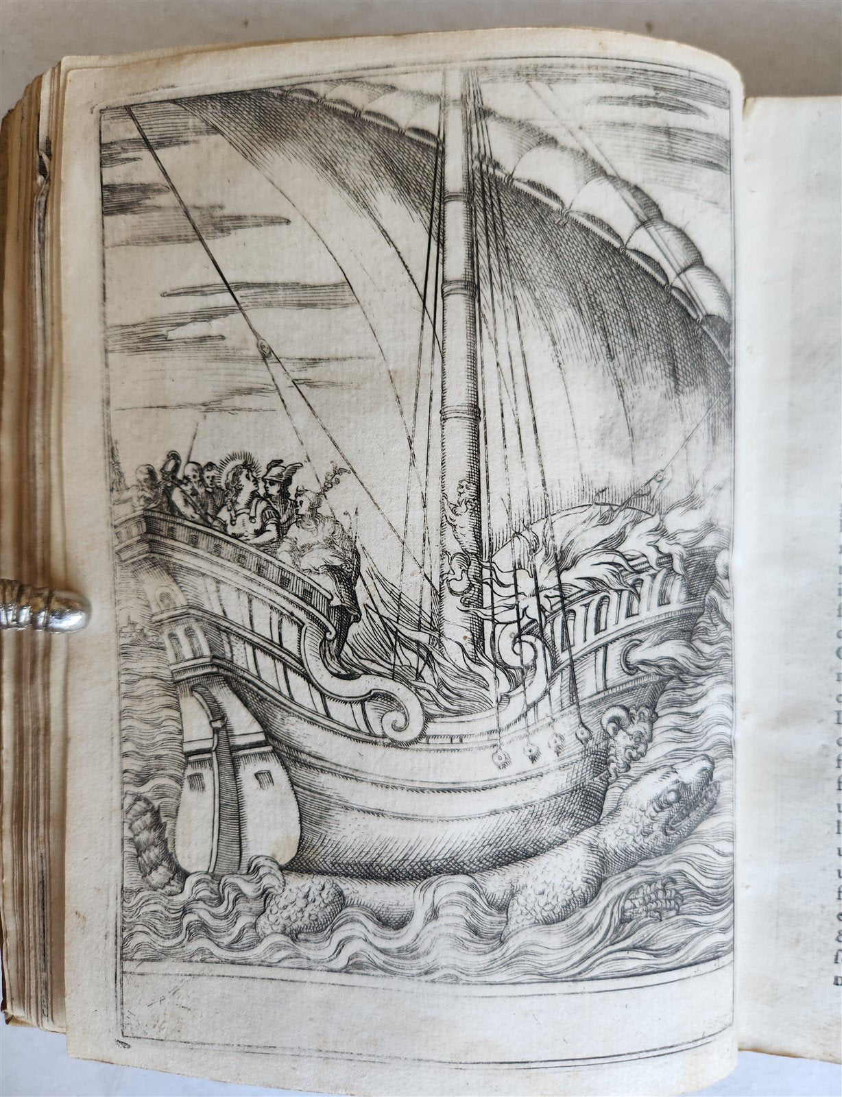 1587 ICONOGRAPHY ILLUSTRATED IDOLS & RELIGIOUS CEREMONIES of ANCIENTS antique
