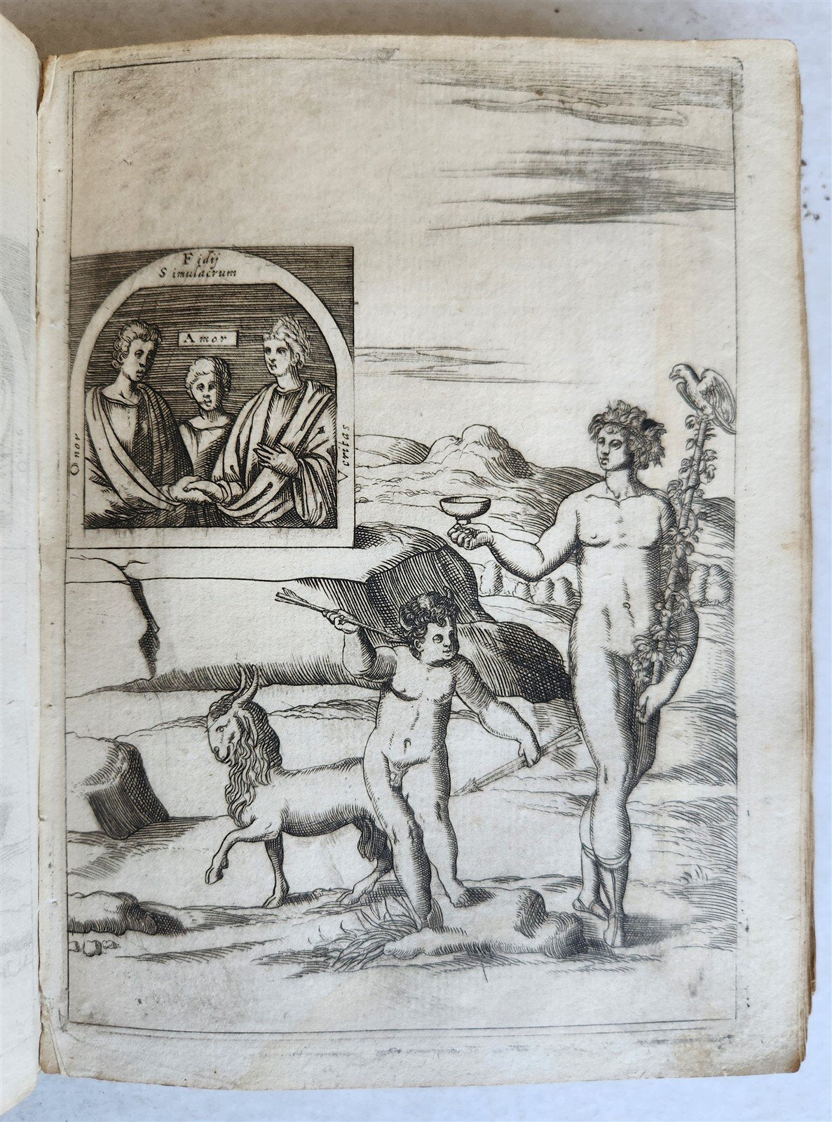 1587 ICONOGRAPHY ILLUSTRATED IDOLS & RELIGIOUS CEREMONIES of ANCIENTS antique