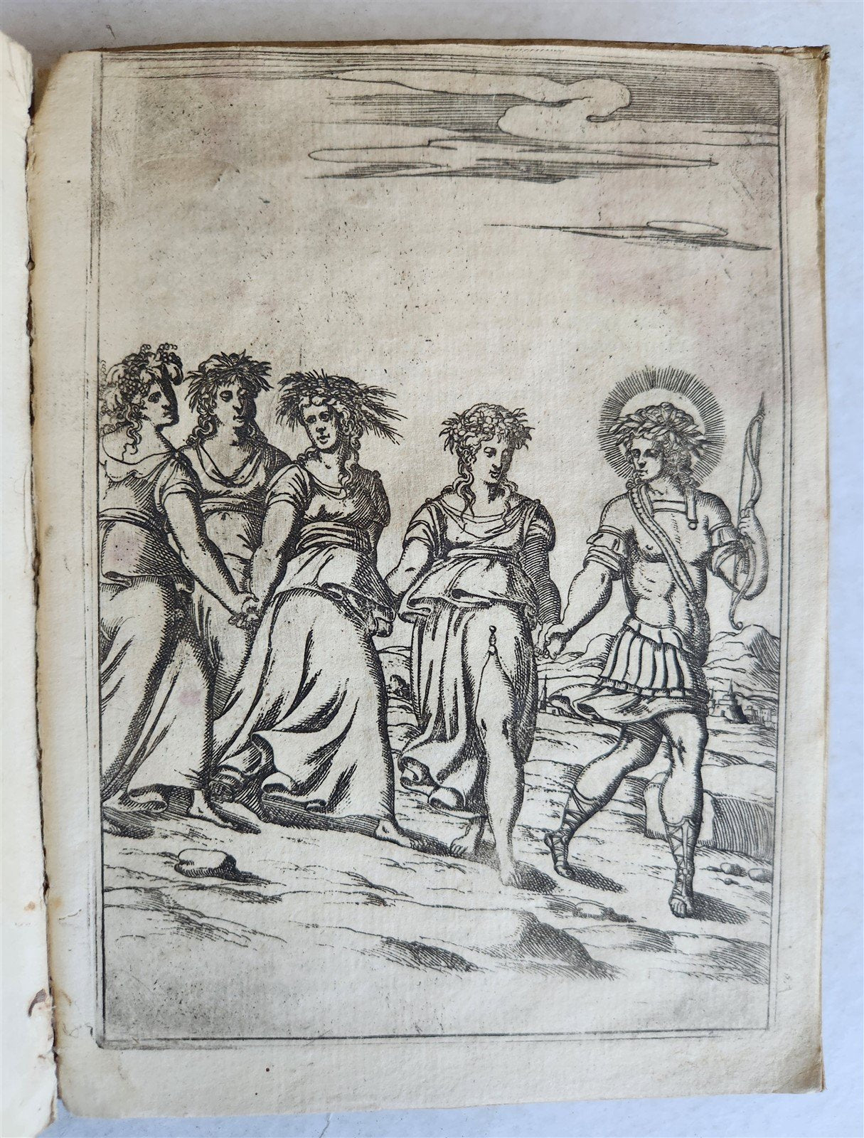 1587 ICONOGRAPHY ILLUSTRATED IDOLS & RELIGIOUS CEREMONIES of ANCIENTS antique