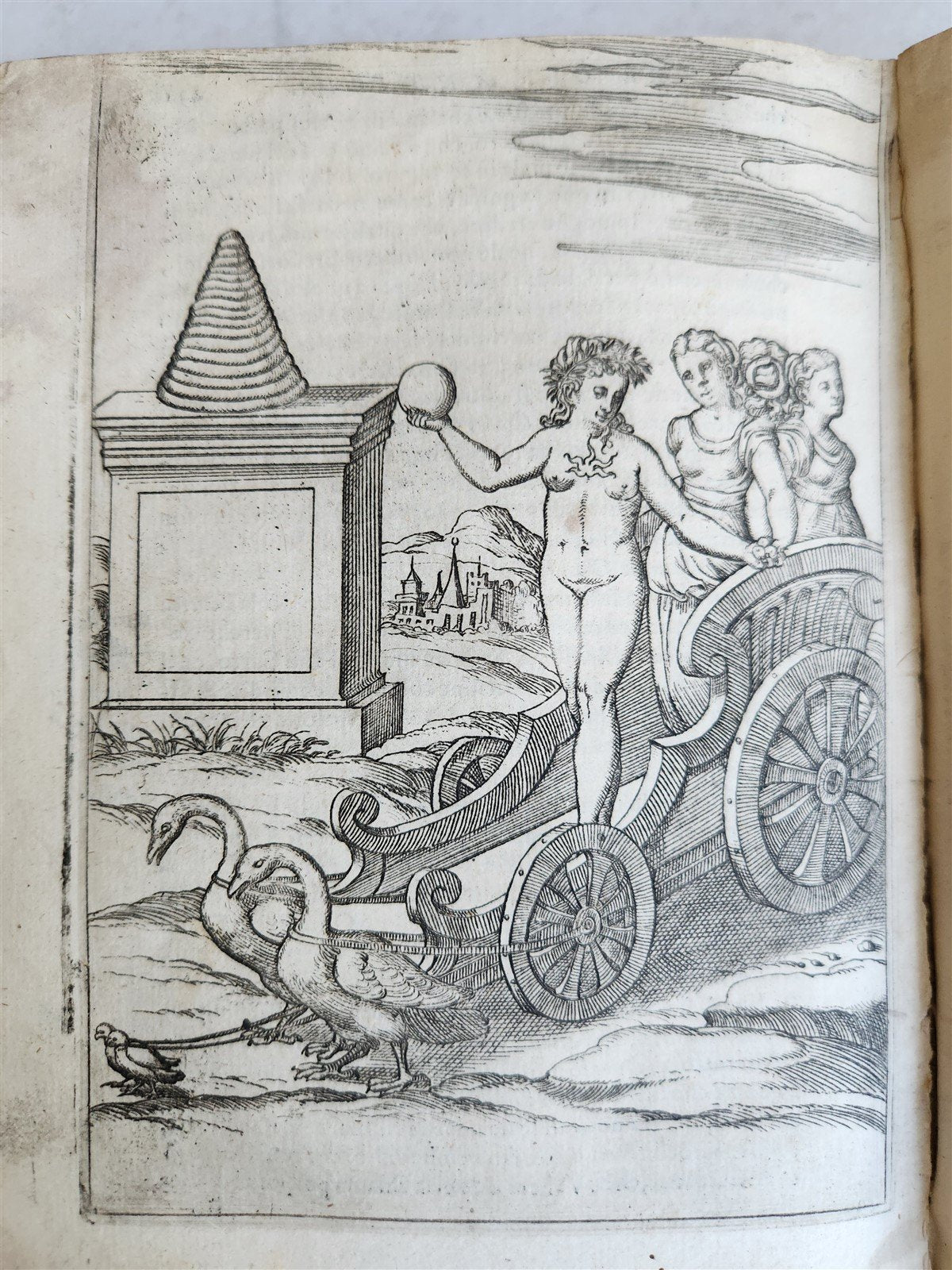 1587 ICONOGRAPHY ILLUSTRATED IDOLS & RELIGIOUS CEREMONIES of ANCIENTS antique