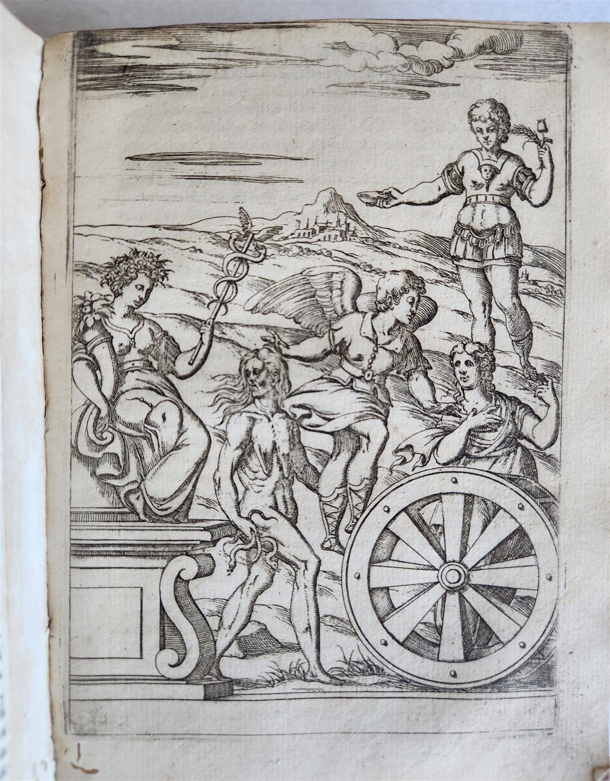 1587 ICONOGRAPHY ILLUSTRATED IDOLS & RELIGIOUS CEREMONIES of ANCIENTS antique
