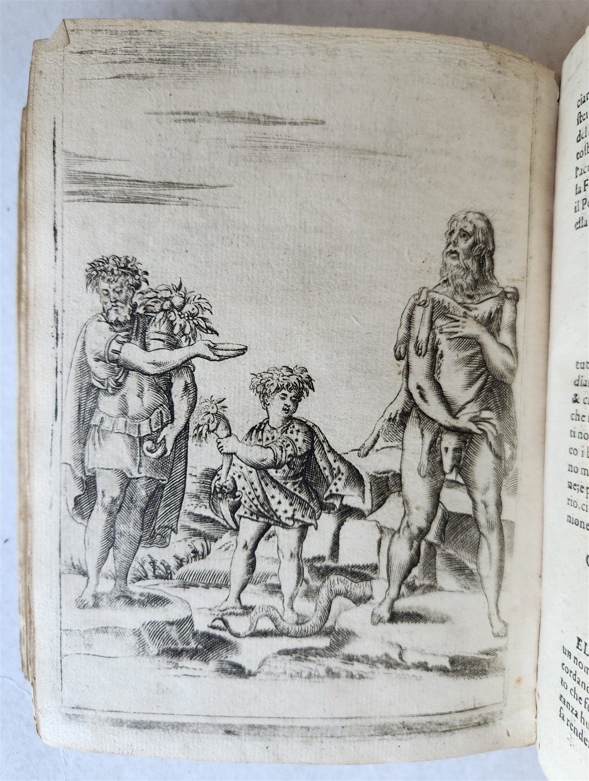 1587 ICONOGRAPHY ILLUSTRATED IDOLS & RELIGIOUS CEREMONIES of ANCIENTS antique